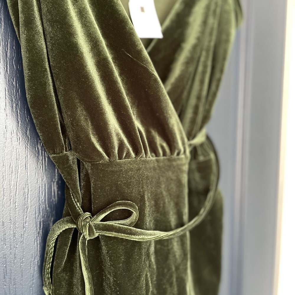 Velvet wrap top - DesignLab - Picture 2 of 2